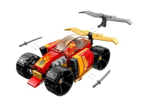 Klocki ninjago 71780 samochód wyścigowy ninja kaia