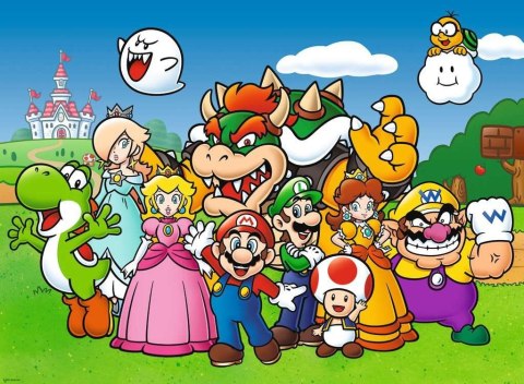 Puzzle 100 elementów xxl super mario