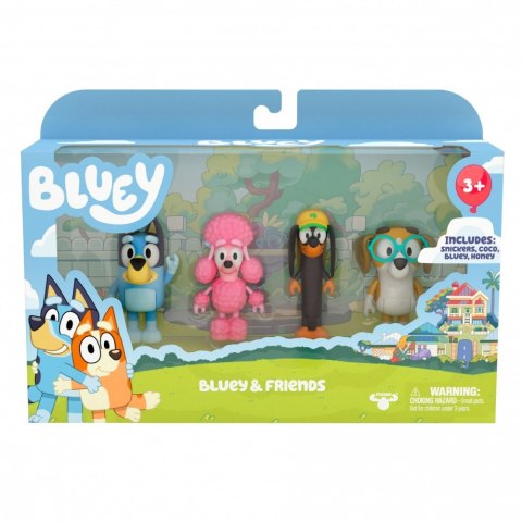 Figurki bluey 4-pak przyjaciele