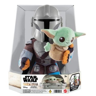 Pluszaki z funkcją star wars klan dwóch grogu i mandalorianin