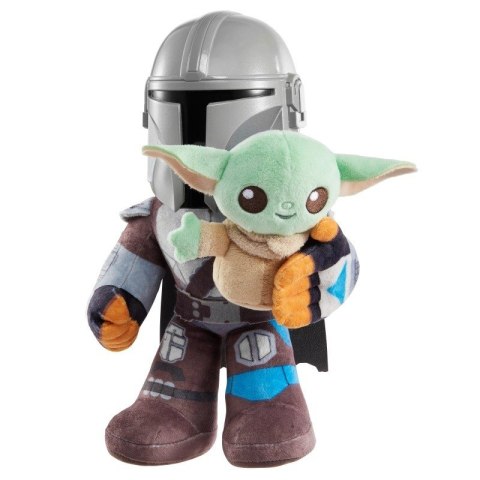 Pluszaki z funkcją star wars klan dwóch grogu i mandalorianin