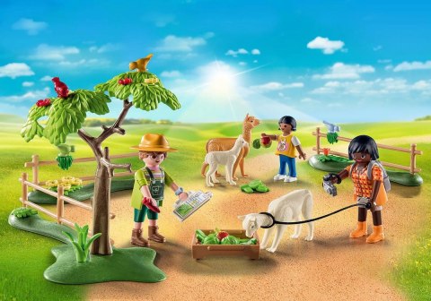 Zestaw country 71251 wędrówka z alpakami