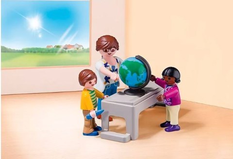 Zestaw z figurkami city life 70314 skrzyneczka szkolna