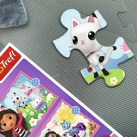 Puzzle 4w1 przygody gabi koci domek gabi