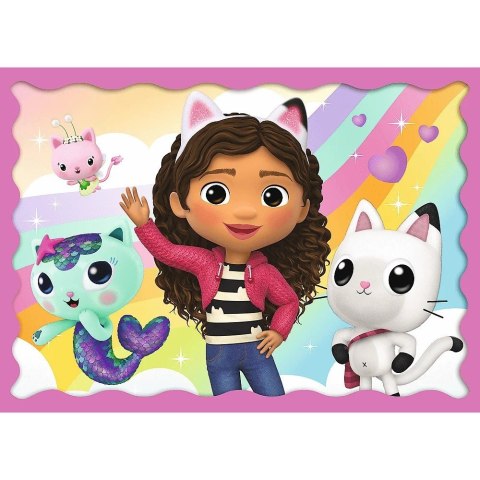 Puzzle 4w1 przygody gabi koci domek gabi