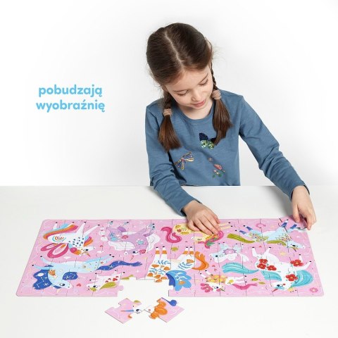 Puzzle 60 elementów ach jednorożce