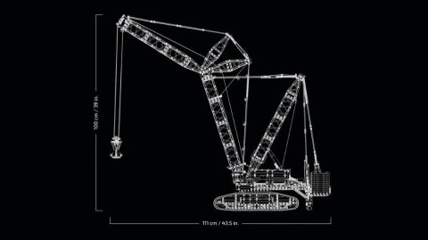Klocki technic 42146 Żuraw gąsienicowy liebherr lr 13000