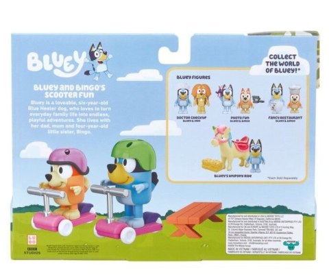 Bluey zestaw jazda na hulajnodze