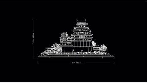 Klocki architecture 21060 zamek himeji