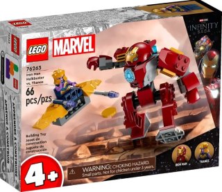 Klocki super heroes 76263 hulkbuster iron mana vs. thanos
