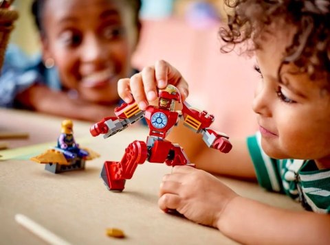 Klocki super heroes 76263 hulkbuster iron mana vs. thanos