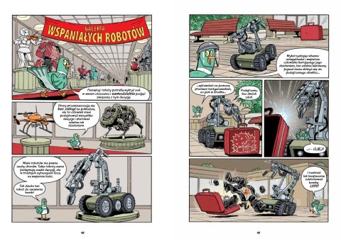 Książeczka roboty i drony - dawno temu, teraz i w przyszłości