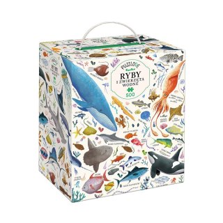 Puzzle puzzlove ryby i zwierzęta wodne 500 elementów