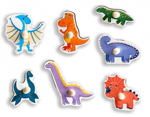 Układanka dinozaury