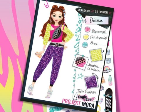 Zestaw kreatywny projekt moda projektantki - imprezowe stylizacje