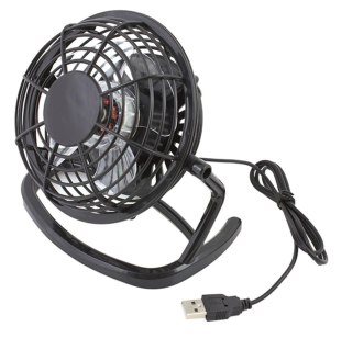 AK35C Wiatraczek stojący na usb black