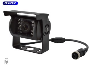 Samochodowa kamera cofania 4pin cmos w metalowej obudowie 12v