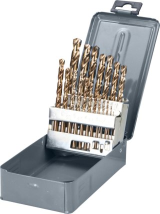 Wiertła do metalu hss-co din338 szlif.szt.25(1-13mm) proline