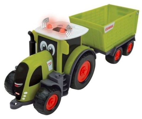 Happy people traktor claas z przyczepą