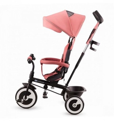 Rowerek trójkołowy aston rose pink