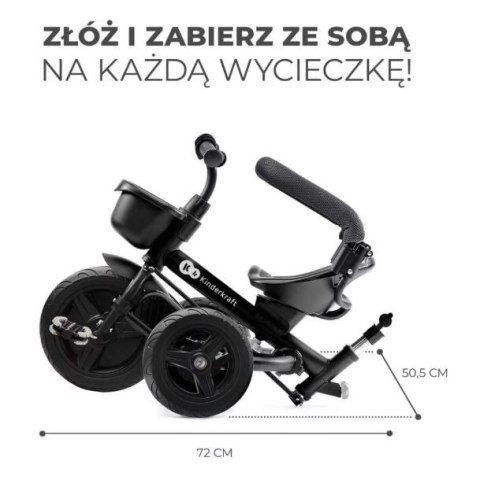 Rowerek trójkołowy aveo malachite grey