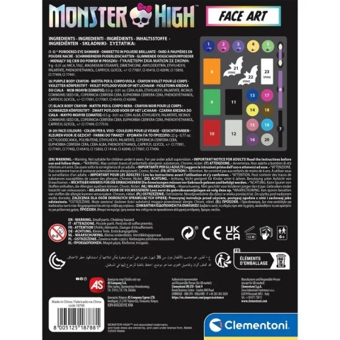 Zestaw do malowania twarzy monster high