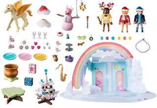 Zestaw z figurkami magic 71348 kalendarz adwentowy "Święta pod tęczą"