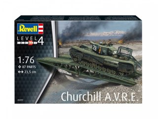 Model plastikowy churchill a.v.r.e 1/76