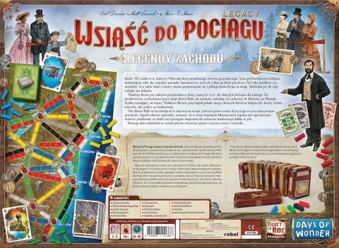 Gra wsiąść do pociągu: legacy - legendy zachodu