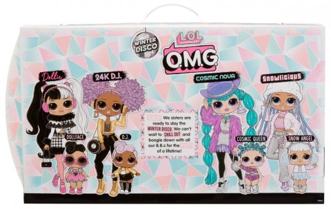 Zestaw lalek l.o.l. surprise winter disco omg dollie & 24k dj