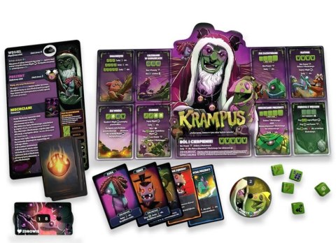 Gra dice throne - mikołaj vs krampus