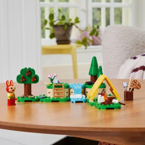 Klocki animal crossing 77047 zabawy na świeżym powietrzu bunnie