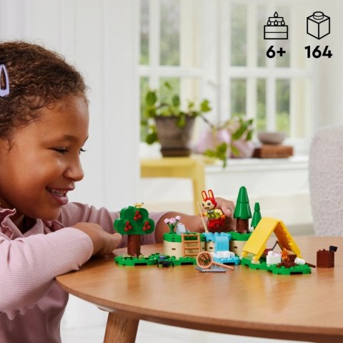 Klocki animal crossing 77047 zabawy na świeżym powietrzu bunnie
