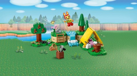 Klocki animal crossing 77047 zabawy na świeżym powietrzu bunnie