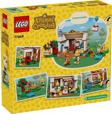 Klocki animal crossing 77049 odwiedziny isabelle