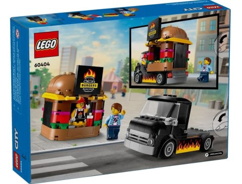 Klocki city 60404 ciężarowka z burgerami
