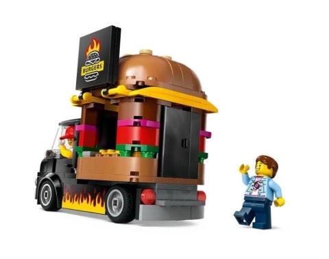 Klocki city 60404 ciężarowka z burgerami
