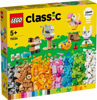 Klocki classic 11034 kreatywne zwierzątka
