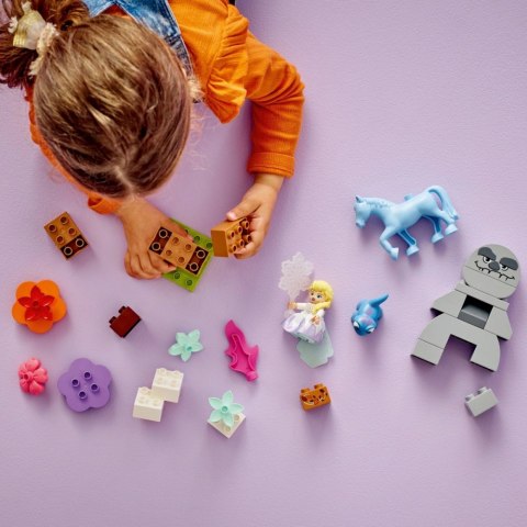 Klocki duplo disney 10418 elza i bruni w zaczarowanym lesie