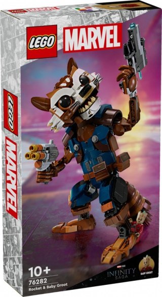 Klocki super heroes 76282 rocket i mały groot