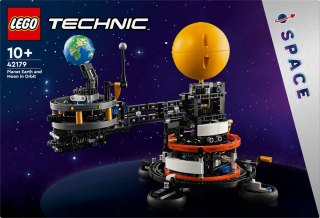Klocki technic 42179 planeta ziemia i księżyc na orbicie