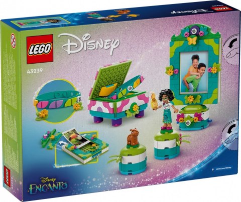 Klocki disney classic 43239 ramka na zdjęcia i szkatułka mirabel