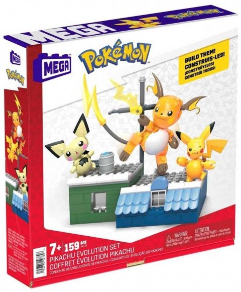 Klocki pokemon ewolucja pikachu