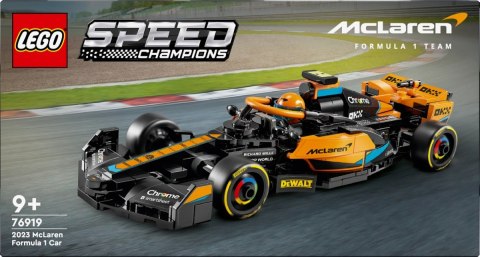 Klocki speed champions 76919 samochód wyścigowy mclaren formula 1 wersja 2023