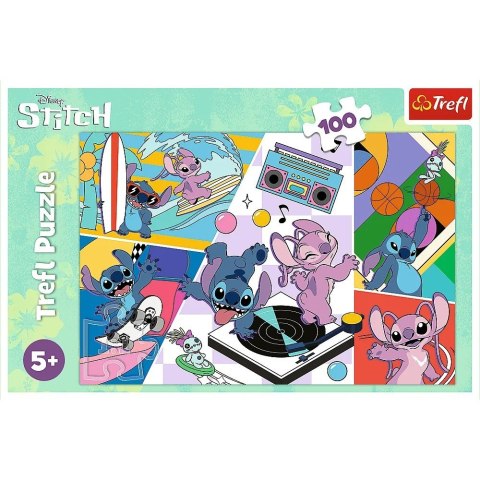 Puzzle 100 elementów wspomnienia lilo i stitch
