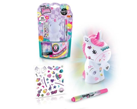 Zestaw Świecące dekorożce - zwierzaczki diy, unicorn rainbow