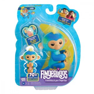 Figurka interaktywna fingerlings małpka niebieska leo