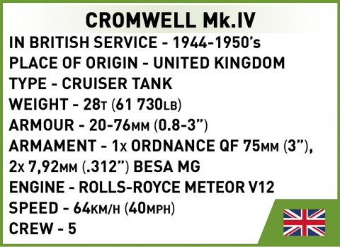 Klocki historical collection cromwell mk.iv