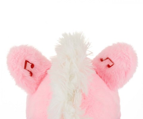 Koń na biegunach Łatek pink