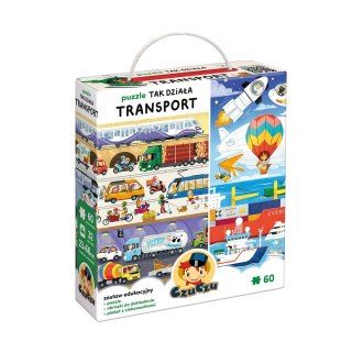 Puzzle tak działa transport